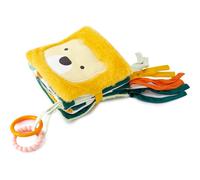 Livre d'éveil 2 en 1 jungle jaune, vert, blanc TU