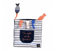 Sauthon – Livre d'éveil marinière avec détail poisson – Baby sailor