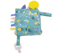 Déglingos - Livre d'éveil en tissu Kiprokos le Zèbre Violet Dès la naissance 18 cm