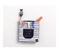 Livre d'éveil marinière avec détail poisson - baby sailor blanc/bleu TU