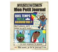Livre d'éveil - mon petit journal à froisser - la meteo multi-coloured TU