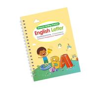 Livre d'exercices d'écriture magique, art, dessin, opérations mathématiques, lettres et chiffres pour enfants d'âge préscolaire, exercices d'écriture manuscrite anglaise pour enfants