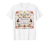 Livre d'halloween d'été en Patchwork Haunted by The Sea Beach T-Shirt