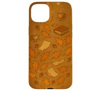 Livre d'histoires Magique déchaînant Les Feuilles d'automne Illustration Coque pour iPhone 15 Plus