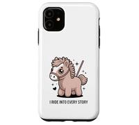 Livre d'histoires Pony I Ride Into Every Story Reading Coque pour iPhone 11