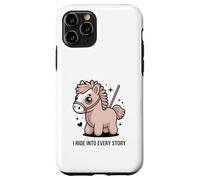 Livre d'histoires Pony I Ride Into Every Story Reading Coque pour iPhone 11 Pro