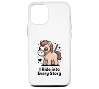 Livre d'histoires Pony I Ride Into Every Story Reading Coque pour iPhone 12/12 Pro