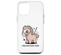 Livre d'histoires Pony I Ride Into Every Story Reading Coque pour iPhone 12/12 Pro