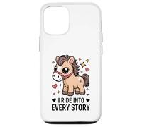 Livre d'histoires Pony I Ride Into Every Story Reading Coque pour iPhone 12/12 Pro