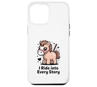 Livre d'histoires Pony I Ride Into Every Story Reading Coque pour iPhone 12 Pro Max