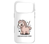 Livre d'histoires Pony I Ride Into Every Story Reading Coque pour iPhone 17 Pro Max