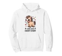 Livre d'histoires Pony I Ride Into Every Story Reading Sweat à Capuche