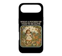 Livre d'histoires sarcastiques What A Time to Be Alive Coque pour iPhone Air