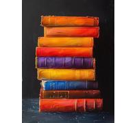 Livre Diamond Painting Adulte Abstrait Diamond Painting, 5D DIY Diamant Art Set, Loisirs Créatifs Adultes Kit, Cristal Art Point de Croix Kit Peinture, Cheerful Painting Enfant, Cadeau Femme -TL1884
