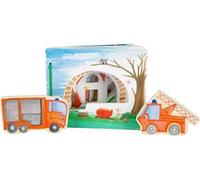Livre d'images pompiers interactif en bois - 12040