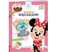 Livre Disney pour les tout-petits - Peignez avec vos mains, créez un monde magique ! Parfait pour l'amusement et le développement créatif de votre enfant !