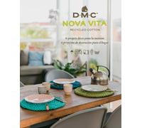 DMC - Livre Nova Vita N°1, Crochet et Tricot - 6 projets déco pour la maison : dessous de plat, panier de rangement, macramé | Des ouvrages avec schémas faciles à réaliser