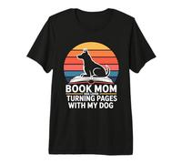 Livre Dog Lover Turning Pages with My Dog T-Shirt Haut de Gamme