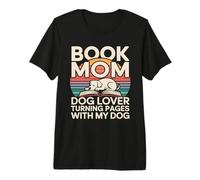 Livre Dog Lover Turning Pages with My Dog T-Shirt Haut de Gamme