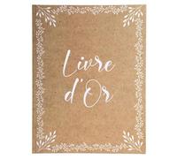 Livre d'or 100 pages tranche or - Format 27x22cm - KRAFT