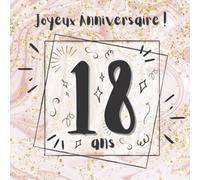 Livre d'Or 18 ans: Anniversaire Cadeau | Merveilleux souvenirs | Design moderne et original Rose | 50 pages à remplir par les invités | Félicitations