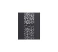 Livre d'or - 27x22cm - Grand format - Couverture rigide noir - 100 pages blanche