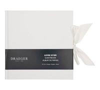 Toga by DRAEGER Paris - Livre d'or - Blanc - Idée Cadeau Mariage, Baptême, Anniversaire, Famille - Amour, Amitié - 20 x 20 cm
