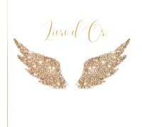 Livre d'or Ange Doré: Baptême, Anniversaire, Baby Shower, Gender Reveal, Enterrement de vie de jeune filles, EVJF, Mariage | Livre d'or thème Ange, ... Paillettes | 100 Pages à Personnaliser |