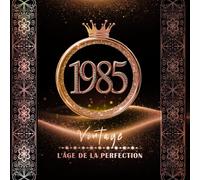 Livre d'or anniversaire 40 ans 1985 rose gold design élégant vintage: 120 pages blanches vierges/ Format carré 21 cm / Couverture souple