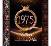 Livre d'or anniversaire 50 ans 1975 rose gold design élégant vintage: 120 pages blanches vierges/ Format carré 21 cm/ Couverture souple