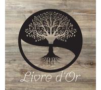 Livre d'or: Arbre de vie | Mariage, Baptême, Anniversaire, Noces, Pacs, EVJF, Naissance, Baby Shower, Retraite | Idée cadeau | 100 pages à remplir