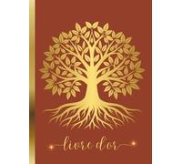 Livre d'or Arbre de vie: Terracotta et Doré | Couverture RIGIDE | Mariage, Anniversaire, EVJF, Baptême, Communion, Départ en Retraite | Grand format | ... Vierges à Personnaliser | Style chic, Elégant