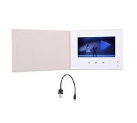Livre d'Or Audio Guest Book 7 Pouces, Écran LCD Haute Définition, 2GB Mémoire - Vidéo HD 720P, Facile à Utiliser, Personnalisé Mariage