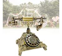 Livre d'or audio vintage pour téléphone de mariage, message audio personnalisé pour enregistrement pour fêtes, mariages, anniversaires, messagerie vocale, confessions, occasions spéciales (laiton)