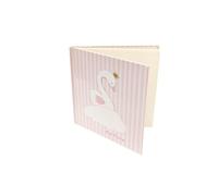 Livre d'or"Baby Shower" - Cygne rose - Petite princesse - 40 pages - dimension: 20 x 20 cm.