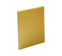 Livre D'or Balacron Format Vertical Doré 26 X 22 Cm