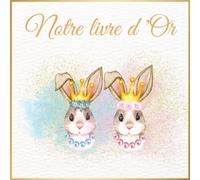 livre d'or: Baptême, Anniversaire, bébé, enfant, baby shower, fille, garçon, jumeaux, célébrations, fête | 100 pages | Rose et bleu, paillettes