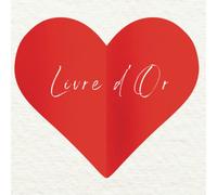 Livre d'Or Blanc et Rouge: Mariage, Baptême, Anniversaire, Baby Shower, Gender Reveal, Fête, EVJF, Enterrement Vie de Jeune Fille, Pacs, Naissance, ... | 100 Pages à Personnaliser | Format Carré |