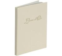 Livre d'or Boston doré 80 pages blanches CEANOTHE Doré 80 pages - Marque française Doré G