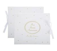 livre dor carton 1er anniversaire 68p 22x19cm - artifetes 91644 Blanc