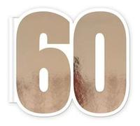 livre d'or carton anniversaire 60ans or rose - sud trading cd4609v60 Multicolore G