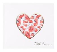 livre d'or carton avec amour cur 68p 21x18.5cm - générique 93542 Blanc G