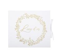 Artifetes Livre d'or Jolis Brins Blanc et Or