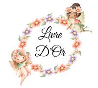 Livre d'or: Cute livre souvenirs pour l'anniversaire, le baptême, le babyshower ou la naissance de votre fille - 100 pages à remplir - Format carré - Couverture théme floral avec des fées