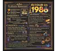 Livre d'or d'anniversaire 40 ans: rétrospective de l'année de naissance.