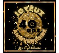 Livre d'or d'anniversaire - 40 ans: Souvenir d'anniversaire pour homme ou femme - Thème Musique Disco