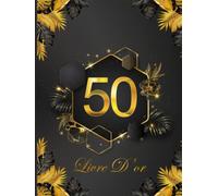 Livre d'or d'anniversaire 50 ans Tropical Exotique: 120 pages / Grand format carré 21 cm x 21 cm/ Espace pour les messages et les photos