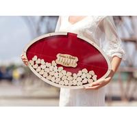 Livre D'or De Mariage Transparent,Livre D'or De Football Américain Transparent,Livre D'or De Ballon De Rugby,Livre D'or De Mariage Dermaté - Type Red No Box-20x35cm50hearts