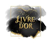 Livre d'Or Élégant - 100 Pages Vierges avec Design Romantique - Pour Mariage, Anniversaire, Baptême ou Événement Spécial