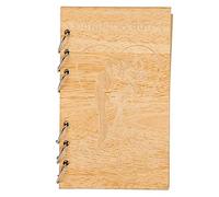 Livre D'or en Bois, Carnet de Souvenirs pour Fête de Mariage, Livre avec Ornements Suspendus pour Fêtes de Fiançailles, Album de Messages de (Style 1 (Spécifications du